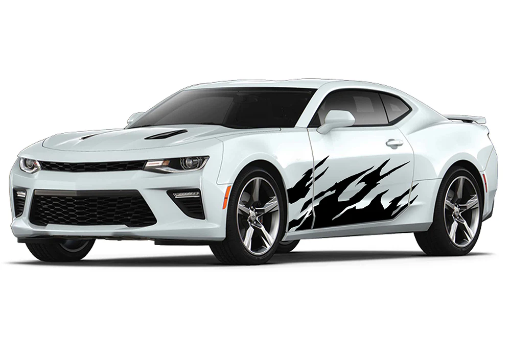 Fire Door Graphics Vinyl Decals Compatible with Chevrolet Camaro