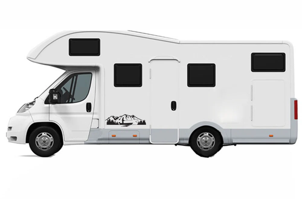 Fisher On The Lake Decals, Graphics For RV, Trailer Hauler, Camper, Motor-Ηome, Caravan - Image 5