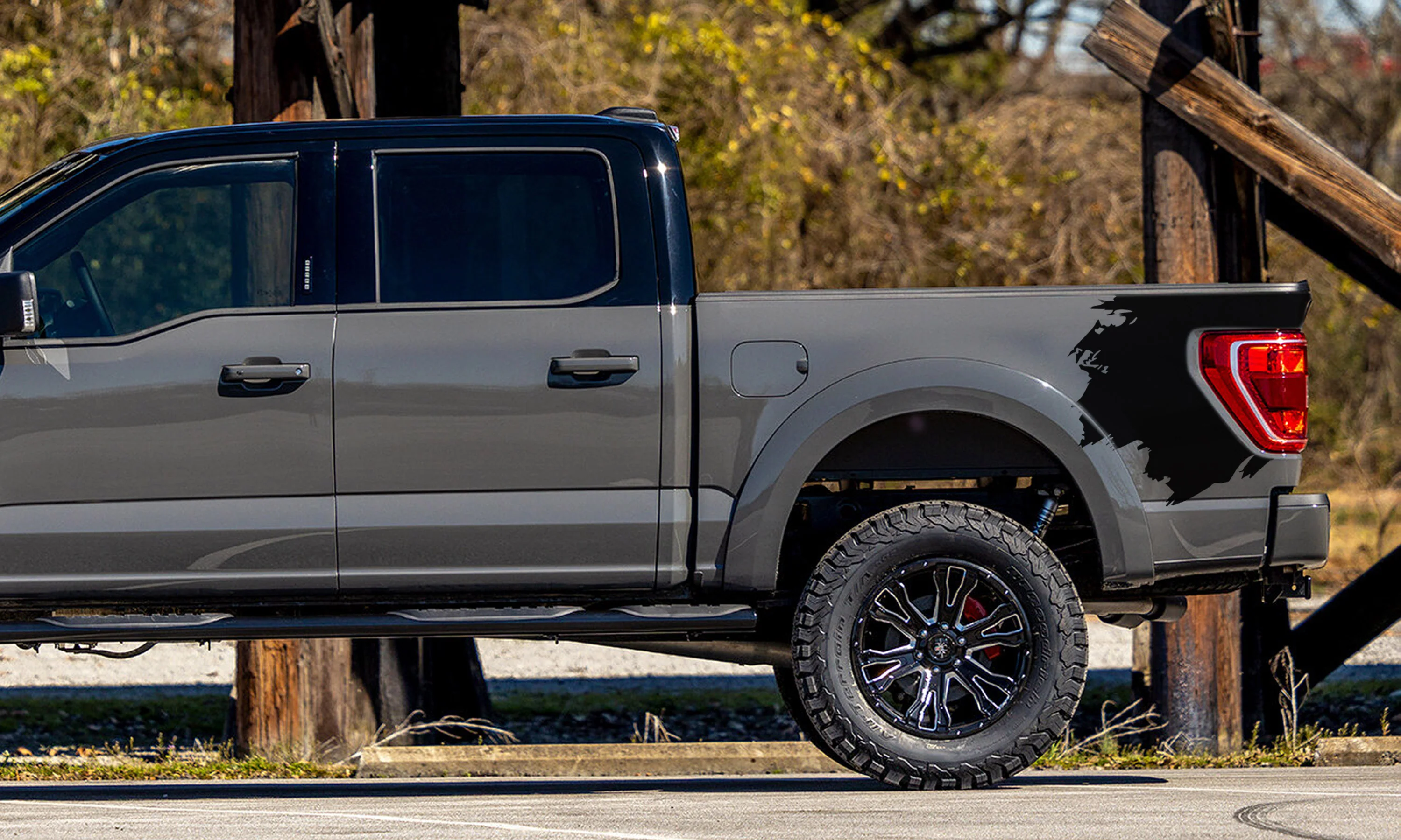 Force Splash Bed Style Graphics Vinyl Decals Compatible with Ford F150 - Image 2