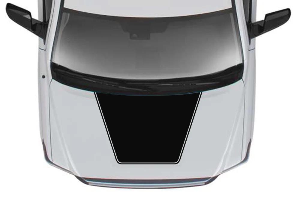 Full Hood Graphics Kit Vinyl Decal Compatible with Toyota Tundra Crewmax