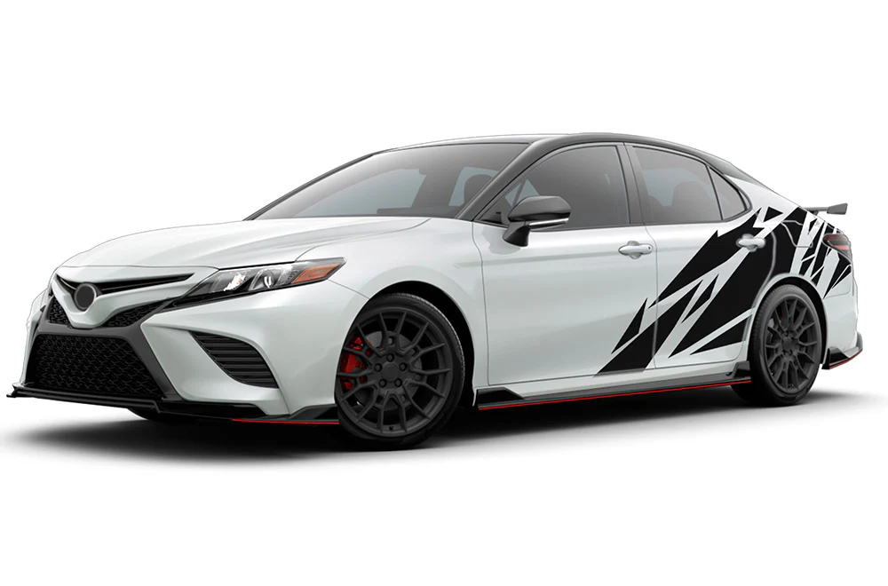 Geometric Pattern Side Graphics Vinyl Compatible decals for Toyota Camry
