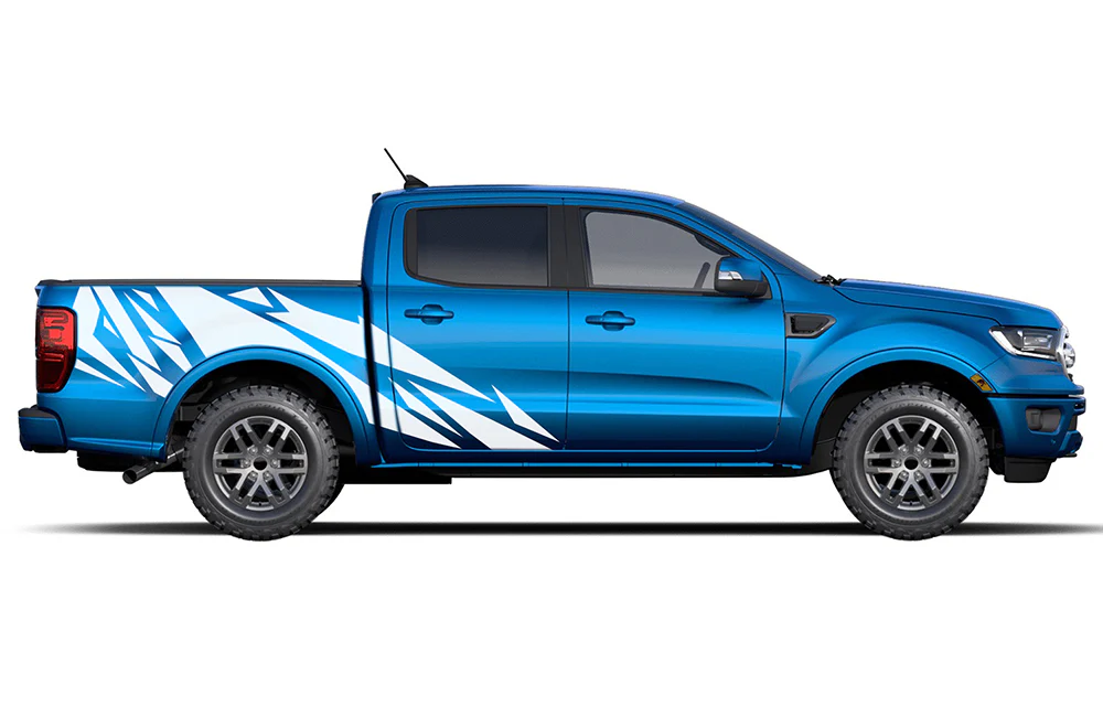 Geometric Side Graphics Decals Compatible with Ford Ranger - Image 2