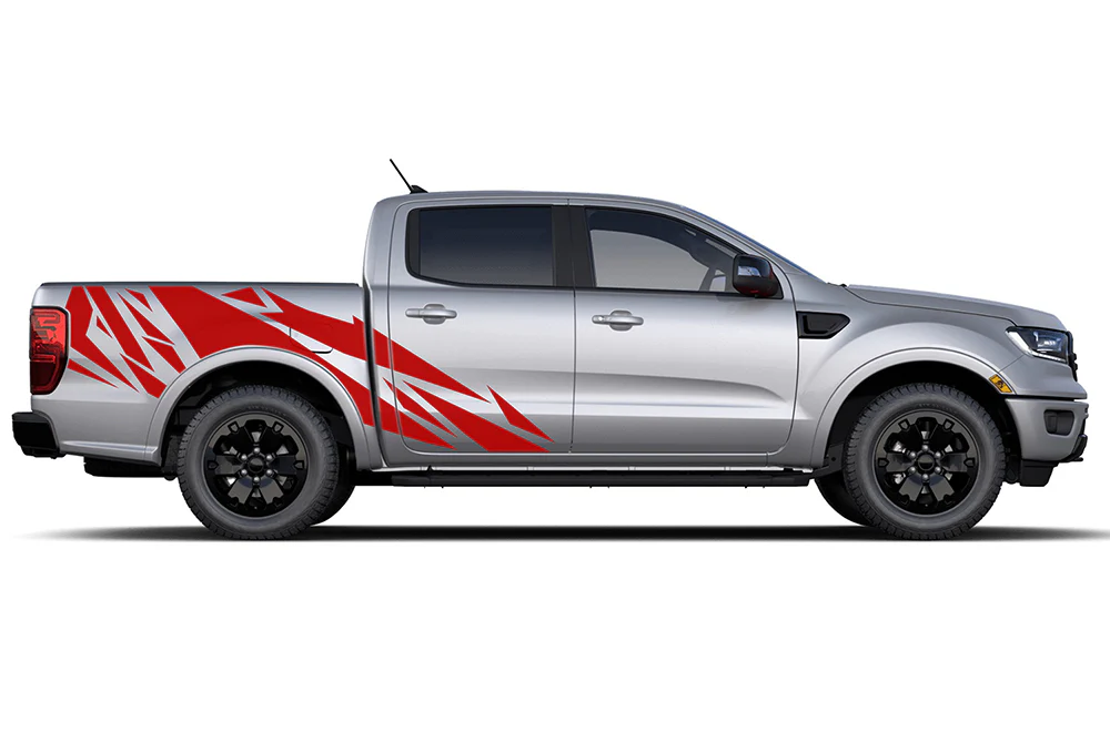 Geometric Side Graphics Decals Compatible with Ford Ranger - Image 3