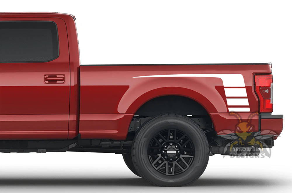 Hockey Side Bed Graphics Vinyl Decals Compatible with Ford F250 - Image 3
