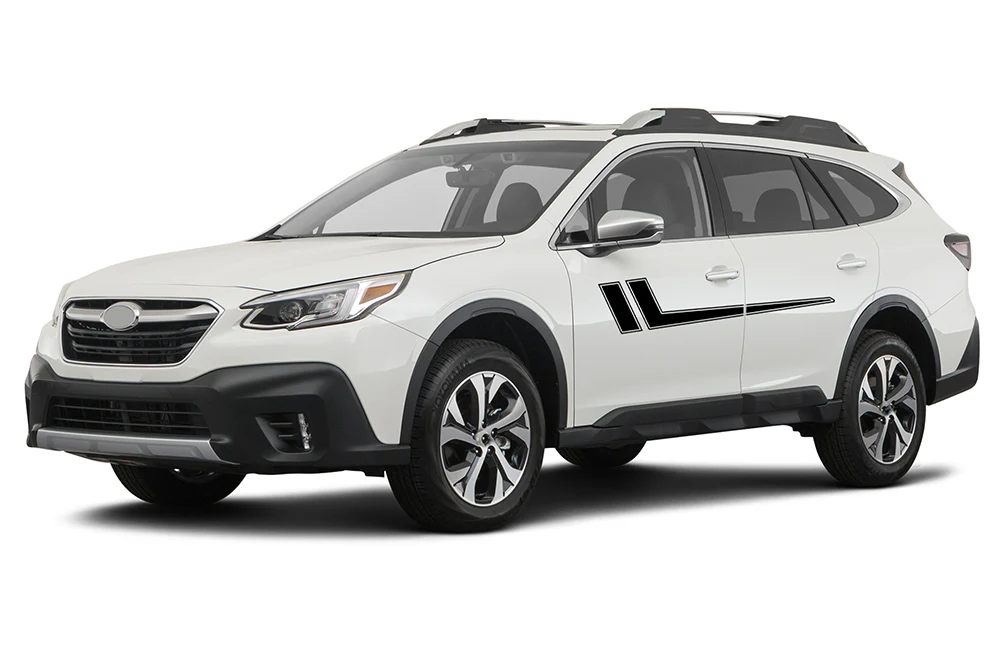 Hockey Side Stripes Graphics Vinyl Decals Compatible with Subaru Outback