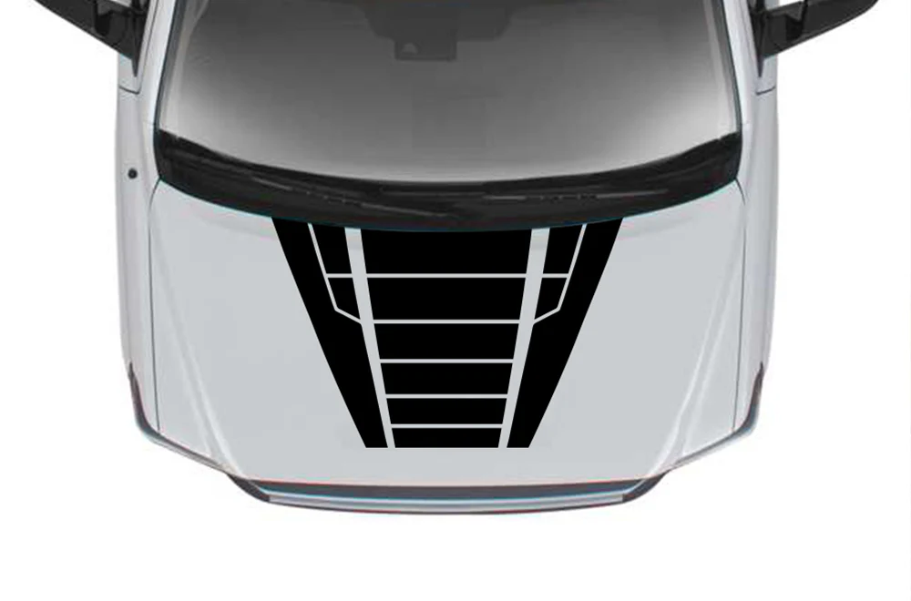 Hood Graphics Vinyl Kit Decals Compatible with Toyota Tundra