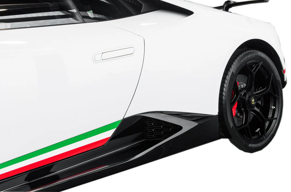 Performance Style Stripes Graphics Vinyl Decals Compatible with Lamborghini Huracan