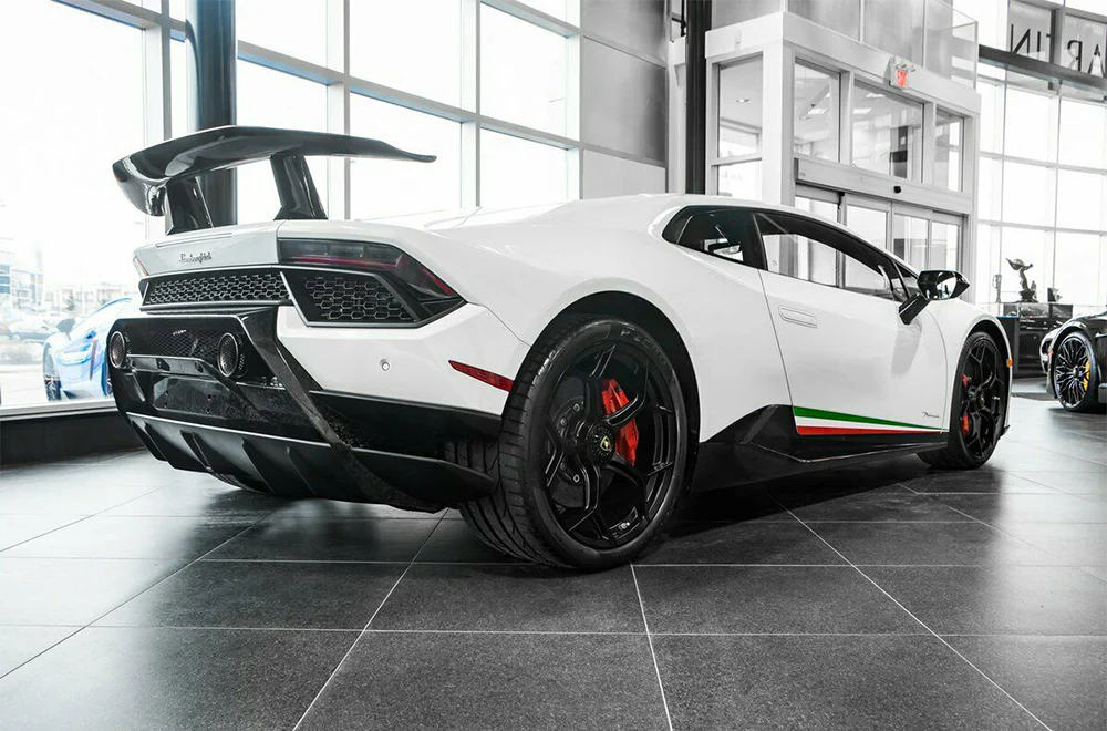 Performance Style Stripes Graphics Vinyl Decals Compatible with Lamborghini Huracan - Image 2