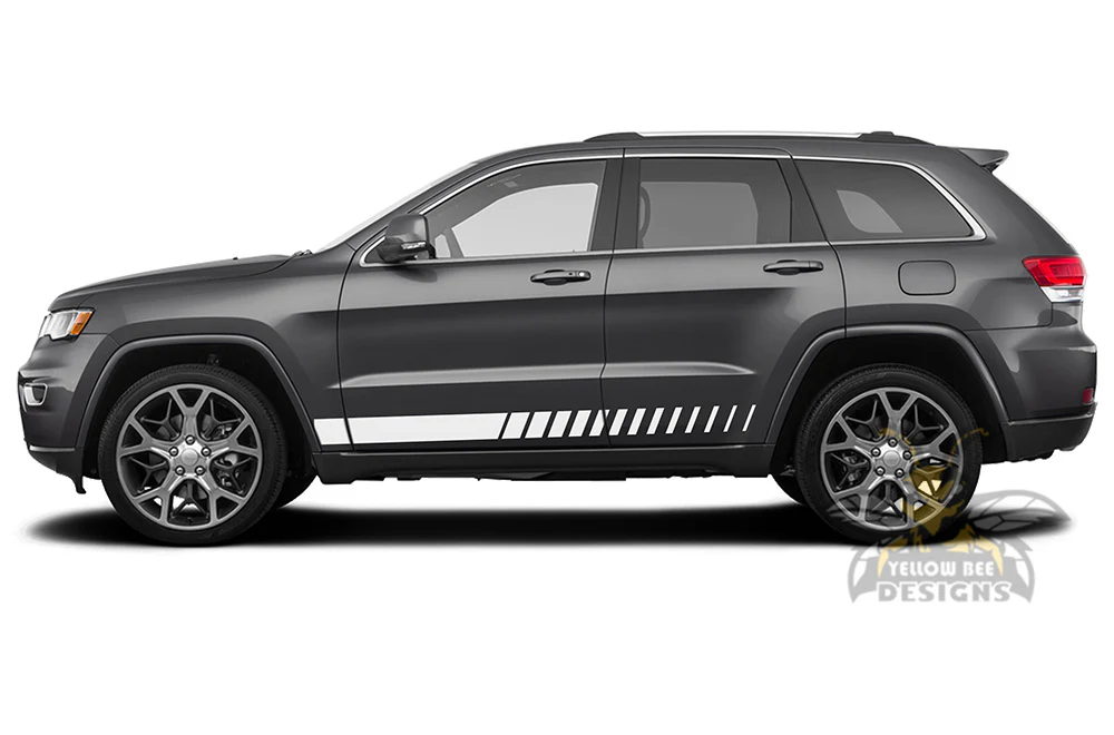 Stripes Kit Vinyl Decal Compatible with Grand Cherokee 2000 - Present - Image 3