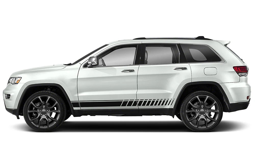Lower Door Stripes Kit Vinyl Decals Compatible with Grand Cherokee