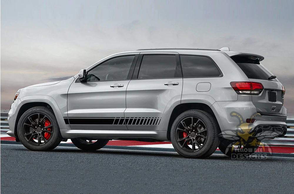 Lower Door Stripes Kit Vinyl Decals Compatible with Grand Cherokee - Image 4