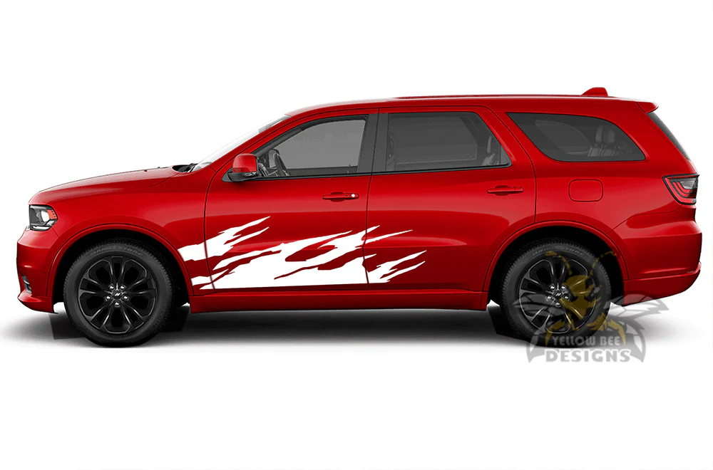 Lower Fire Side Door Vinyl Decals Compatible With Dodge Durango - Image 3