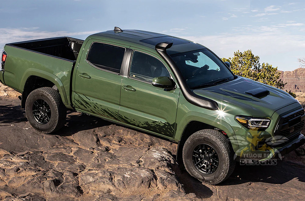 Lower Mud Splash Graphics Kit Vinyl Decal Compatible with Toyota Tacoma Double Cab - Image 7