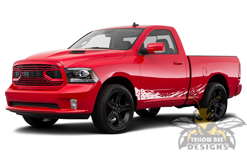 Lower Mud Splash Graphics Vinyl Decals Compatible with Dodge Ram Regular Cab 1500 - Image 4