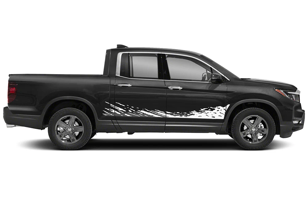 Lower Mud Splash Graphics Vinyl Decals Compatible with Honda Ridgeline - Image 2