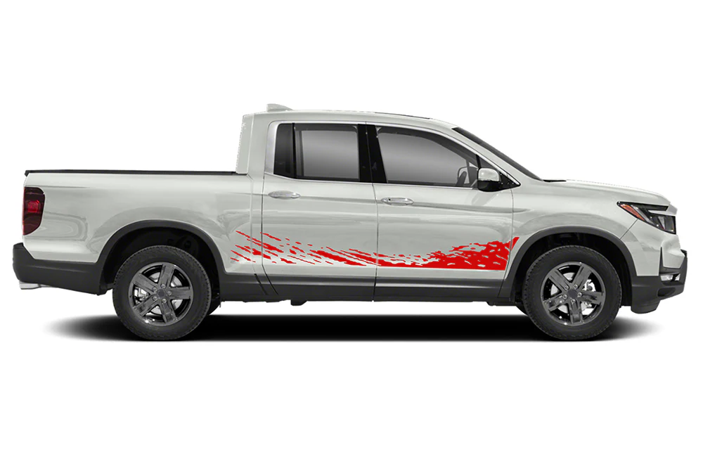 Lower Mud Splash Graphics Vinyl Decals Compatible with Honda Ridgeline - Image 3