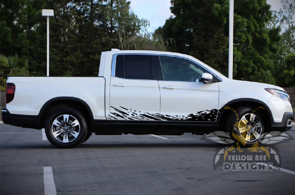 Lower Mud Splash Graphics Vinyl Decals Compatible with Honda Ridgeline - Image 5