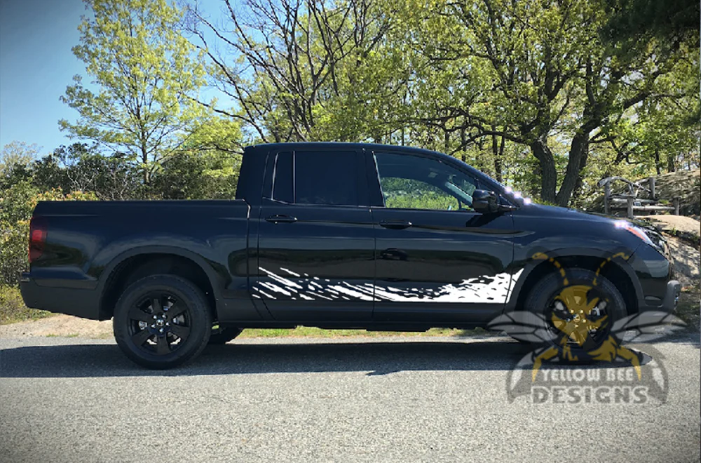 Lower Mud Splash Graphics Vinyl Decals Compatible with Honda Ridgeline - Image 8