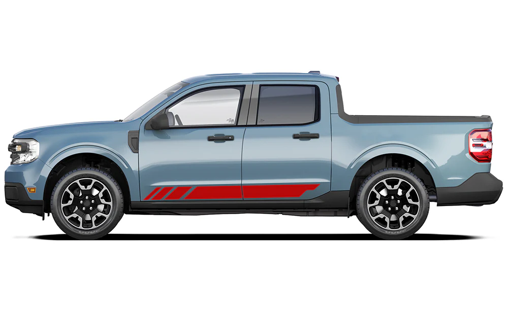 Lower Rocker Stripes Decals Compatible with Ford Maverick - Image 3