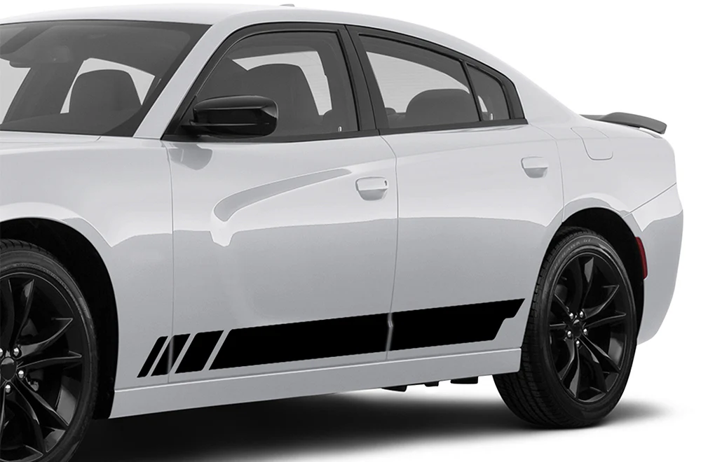 Lower Rocker Stripes Graphics Vinyl Decal Compatible with Dodge Charger