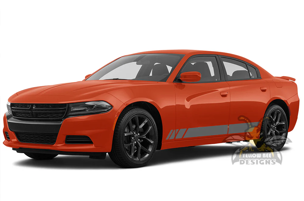 Lower Rocker Stripes Graphics Vinyl Decal Compatible with Dodge Charger - Image 2