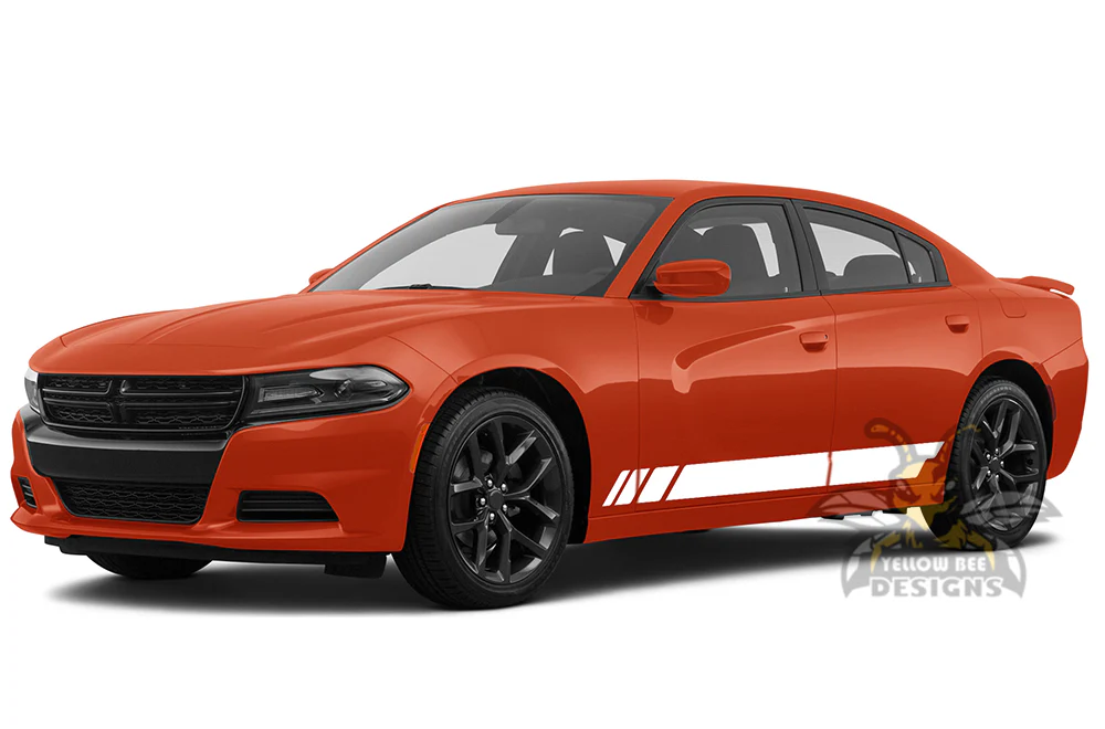 Lower Rocker Stripes Graphics Vinyl Decal Compatible with Dodge Charger - Image 4