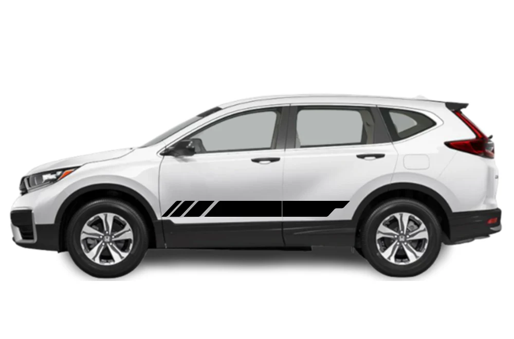 Lower Rocker Side Stripes Graphics Vinyl Decals Compatible with Honda CR-V
