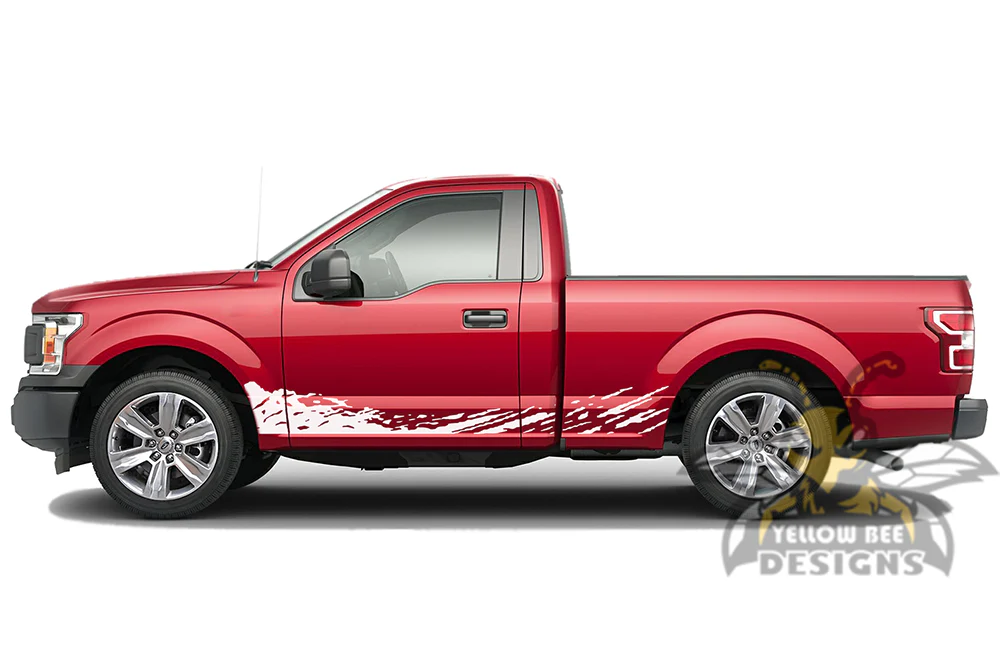Lower Side Splash Graphics Vinyl Decals Compatible with Ford F150 Regular Cab 6.5'' - Image 4