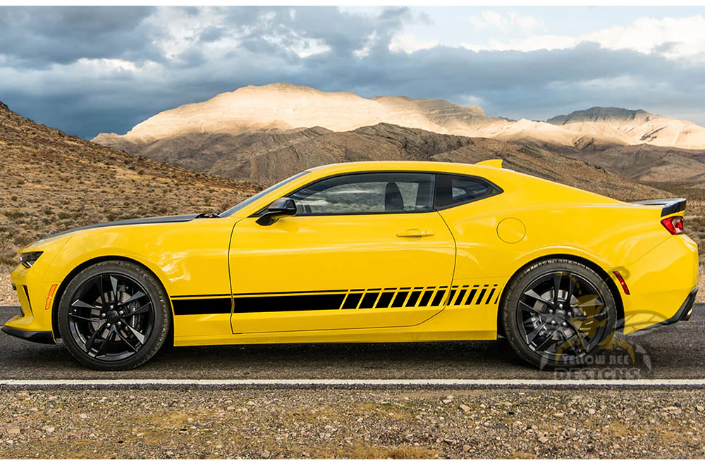 Lower Side Stripes Graphics Vinyl Decals Compatible with Chevrolet Camaro - Image 7