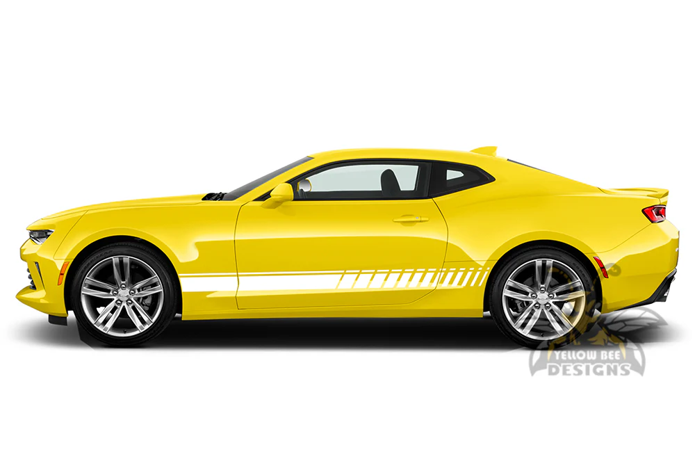 Lower Side Stripes Graphics Vinyl Decals Compatible with Chevrolet Camaro - Image 8