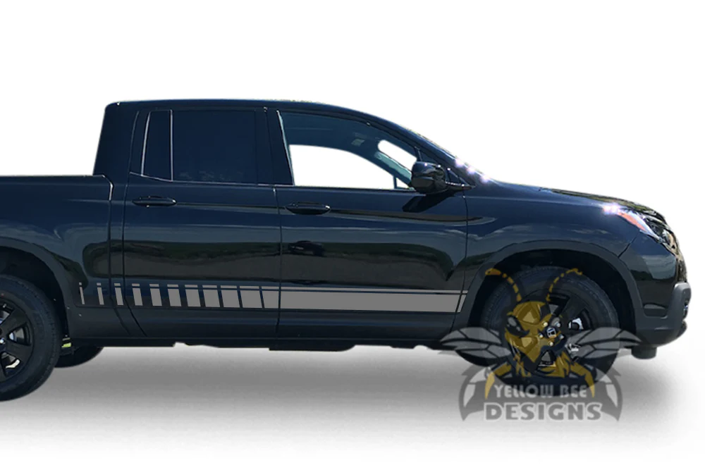 Lower Side Stripes Graphics Vinyl Decals Compatible with Honda Ridgeline - Image 3
