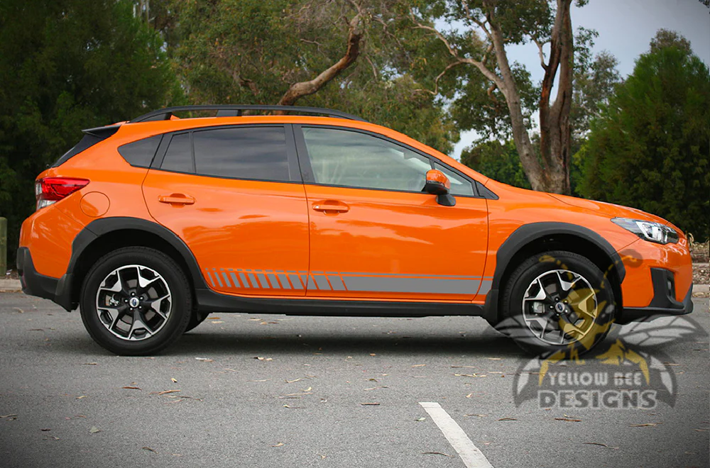 Lower Side Stripes Graphics Vinyl Decals Compatible with Subaru Crosstrek - Image 3