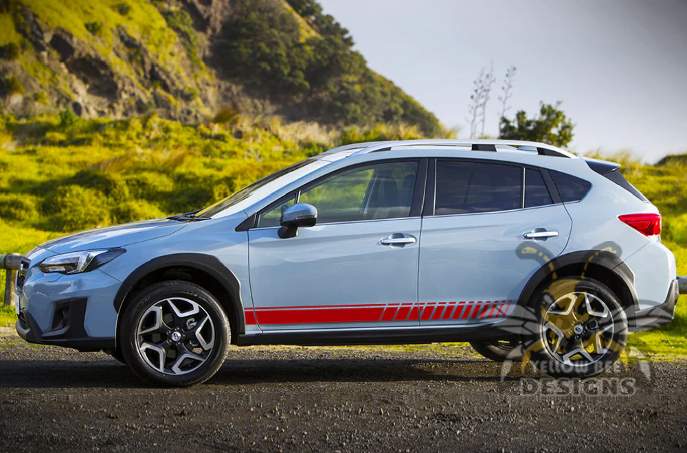 Lower Side Stripes Graphics Vinyl Decals Compatible with Subaru Crosstrek - Image 5