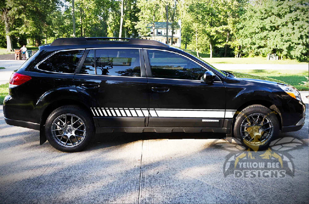 Lower Side Stripes Graphics Vinyl Decals Compatible with Subaru Outback - Image 3