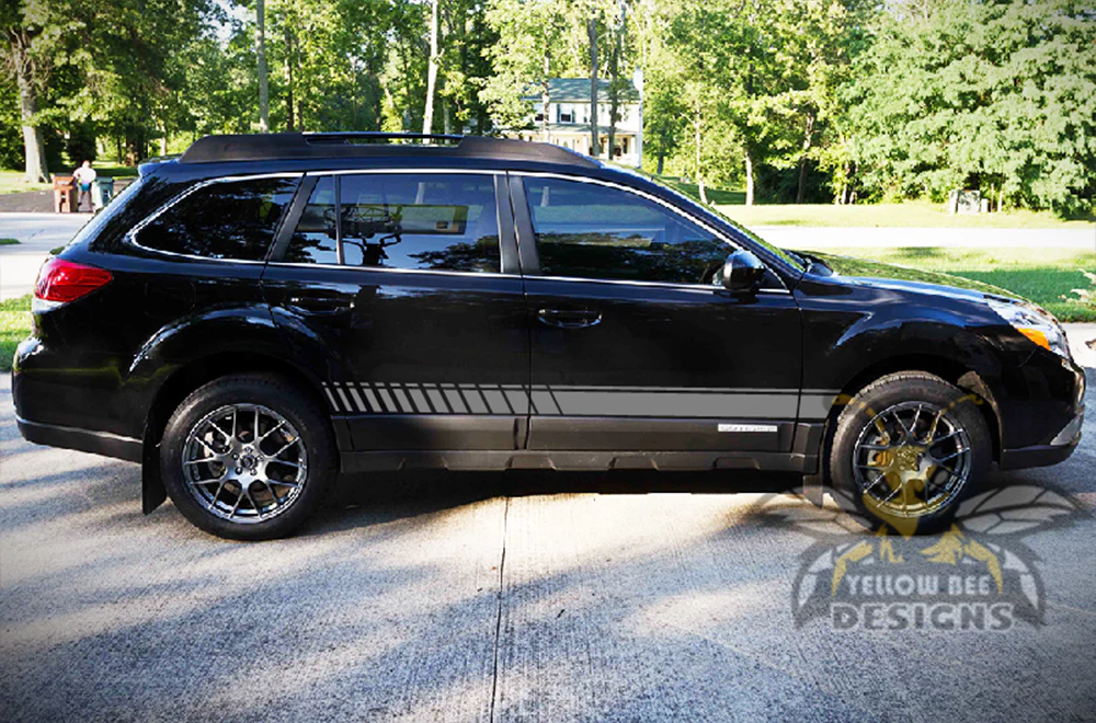Lower Side Stripes Graphics Vinyl Decals Compatible with Subaru Outback - Image 5