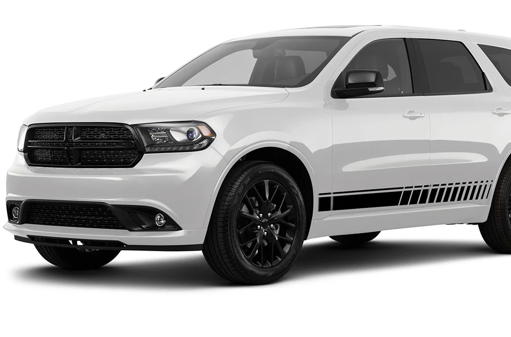 Lower Side Stripes Vinyl Decals Compatible With Dodge Durango