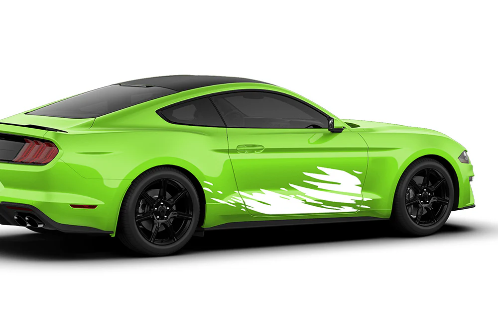 Lower Splash Decals Graphics Vinyl Stickers Compatible with Ford Mustang - Image 3