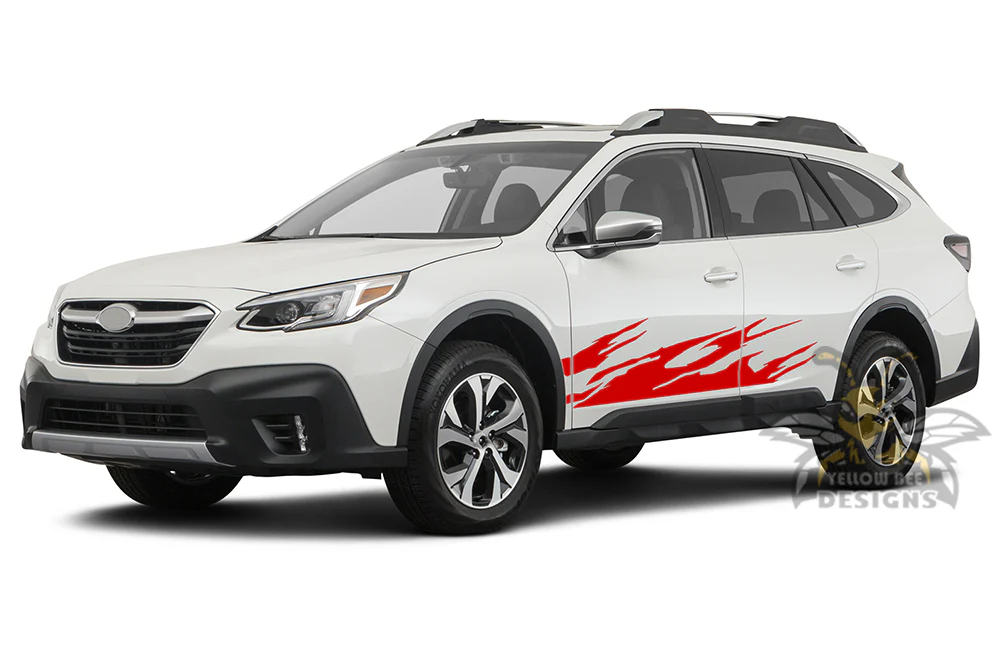 Lower Splash Door Graphics Vinyl Decals Compatible with Subaru Outback - Image 2