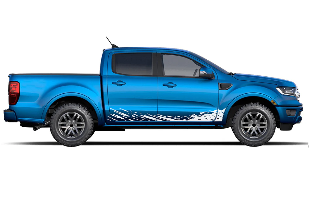 Lower Splash Door Side Graphics Decals Compatible with Ford Ranger - Image 2