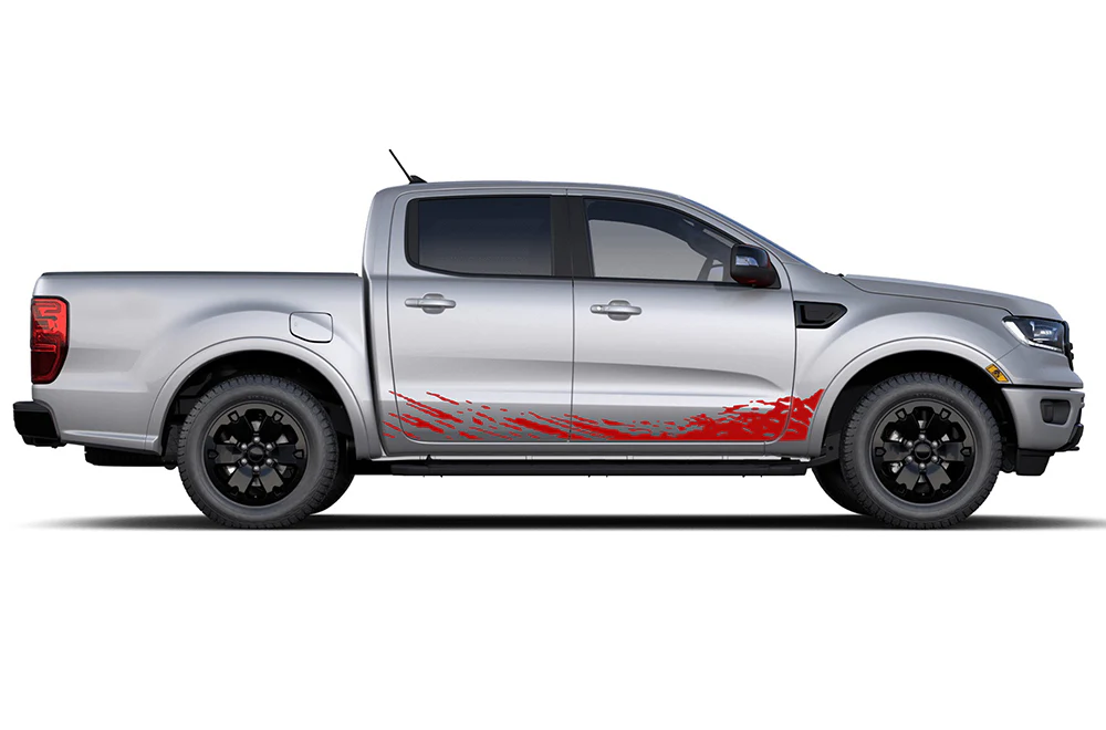 Lower Splash Door Side Graphics Decals Compatible with Ford Ranger - Image 3