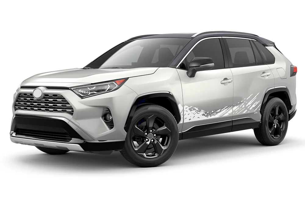Lower Splash Side Door Graphics Vinyl Decals Compatible with Toyota RAV4 - Image 3