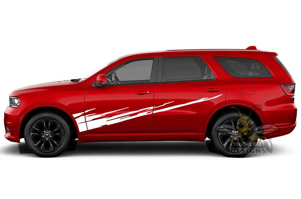 Lower Splash Side Door Vinyl Decals Compatible With Dodge Durango - Image 2