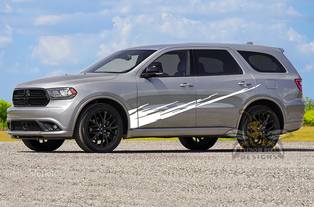 Lower Splash Side Door Vinyl Decals Compatible With Dodge Durango - Image 3