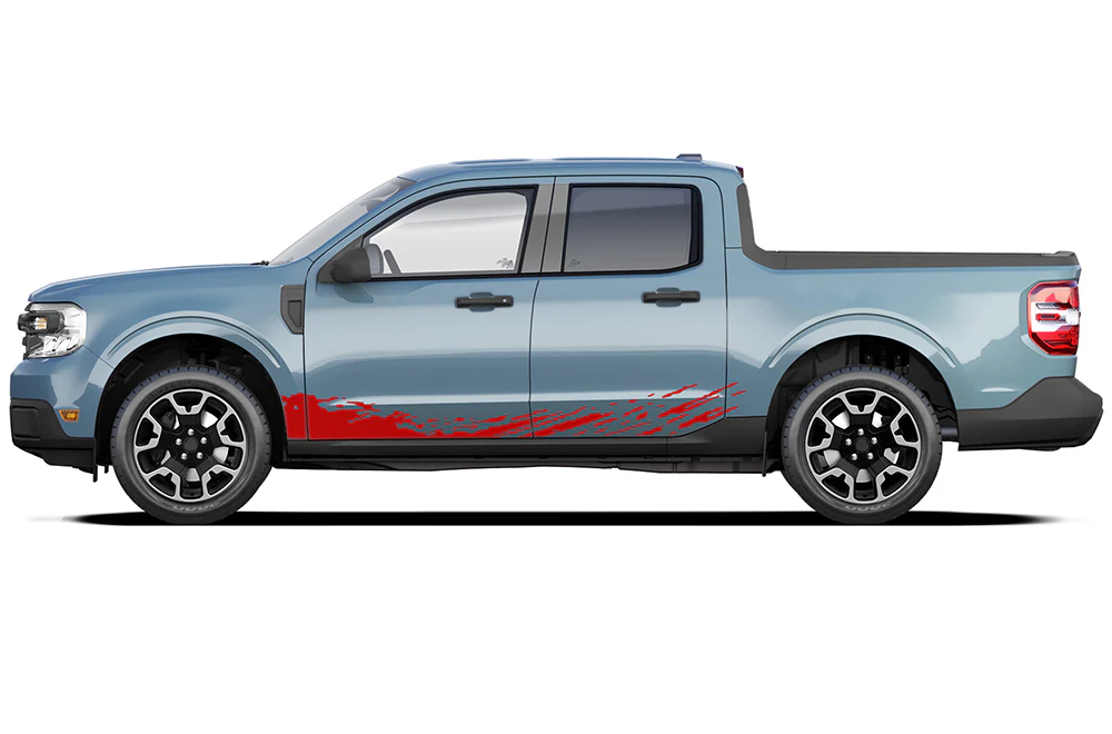 Lower Splash Side Graphics Vinyl Decals Compatible with Ford Maverick - Image 3