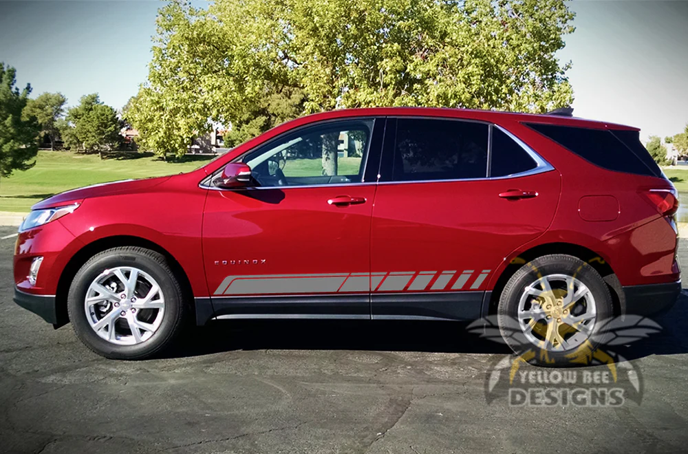 Lower Stripes Graphics Vinyl Decals Compatible with Chevrolet Equinox - Image 3