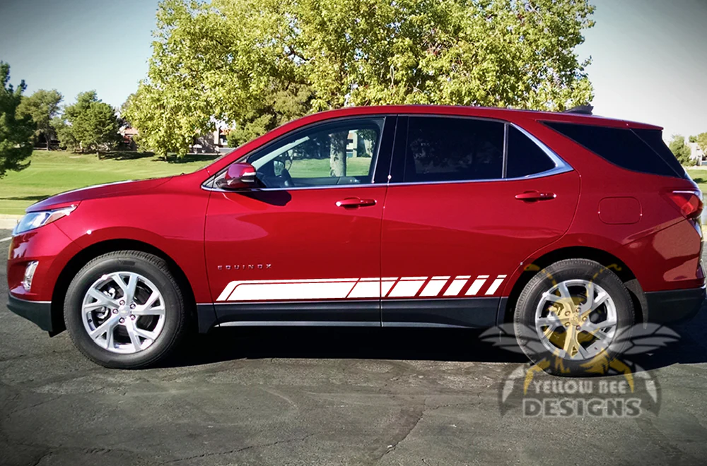 Lower Stripes Graphics Vinyl Decals Compatible with Chevrolet Equinox - Image 5