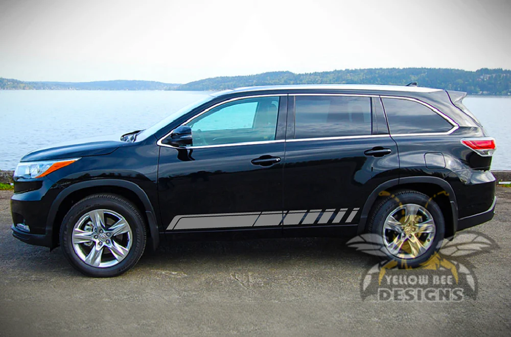 Lower Stripes Graphics Vinyl Decals Compatible with Toyota Highlander - Image 3