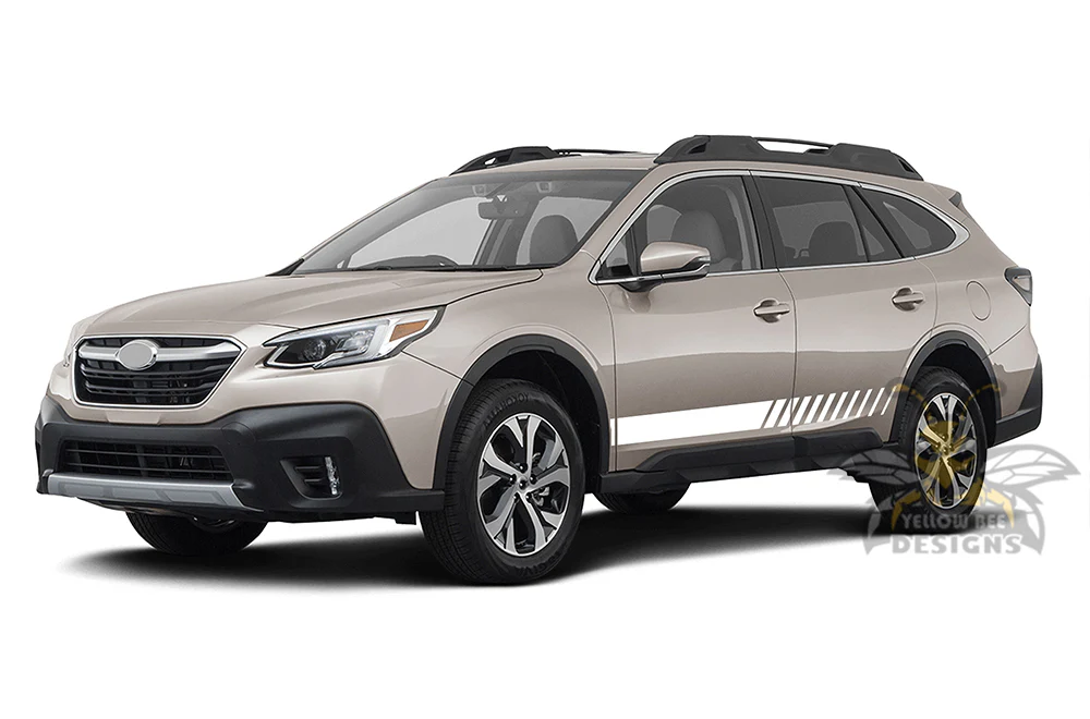 Lower Stripes Side Graphics Vinyl Decals Compatible with Subaru Outback - Image 2