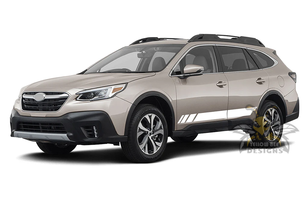 Lower Style Side Stripes Graphics Vinyl Decals Compatible with Subaru Outback - Image 3