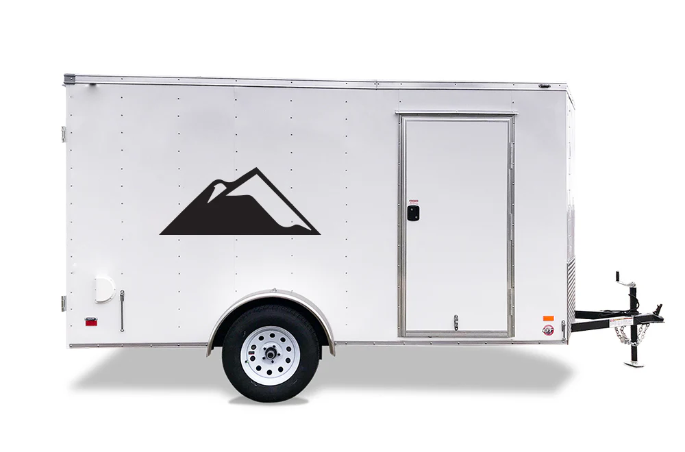 Mountain Decals, Graphics For RV, Trailer Hauler, Camper, Motor-Ηome, Caravan